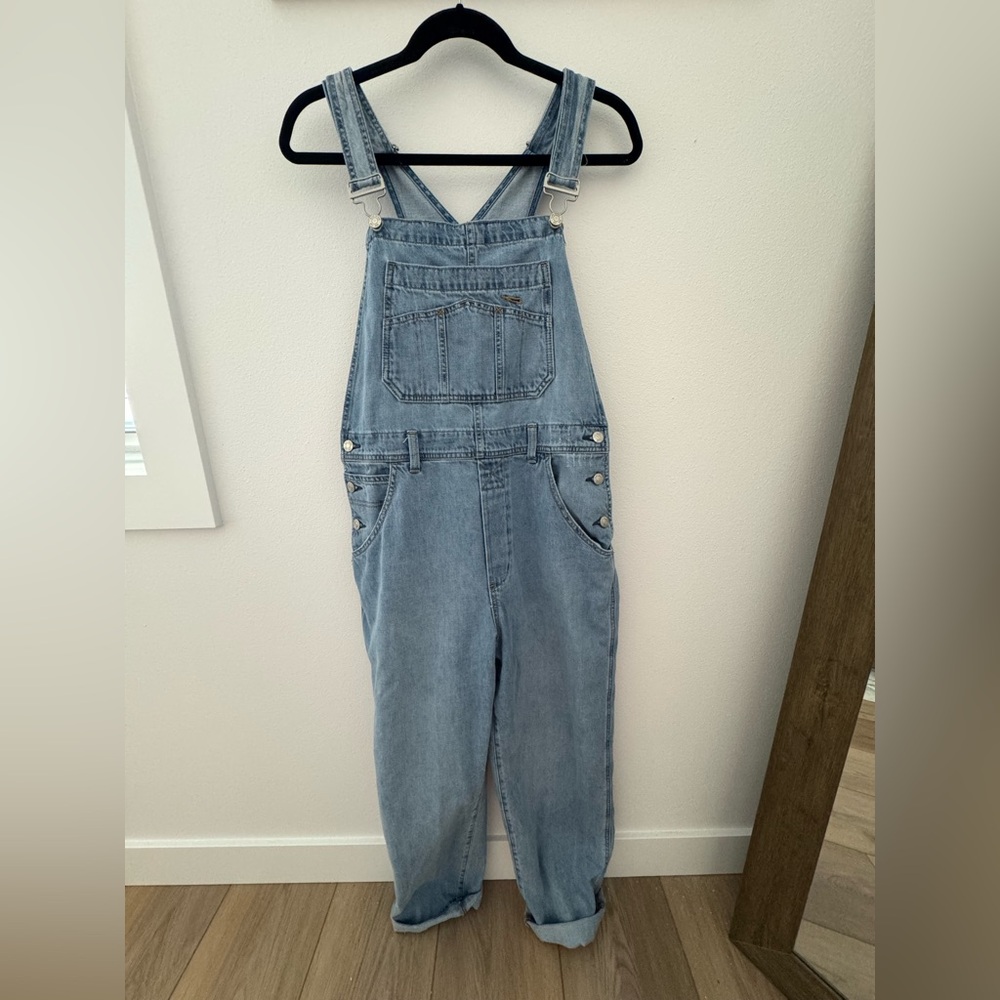 Gap Cotton Loose Overalls
